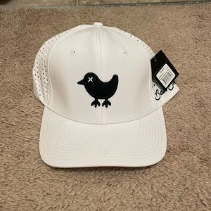 White Bad Birdie golf hat